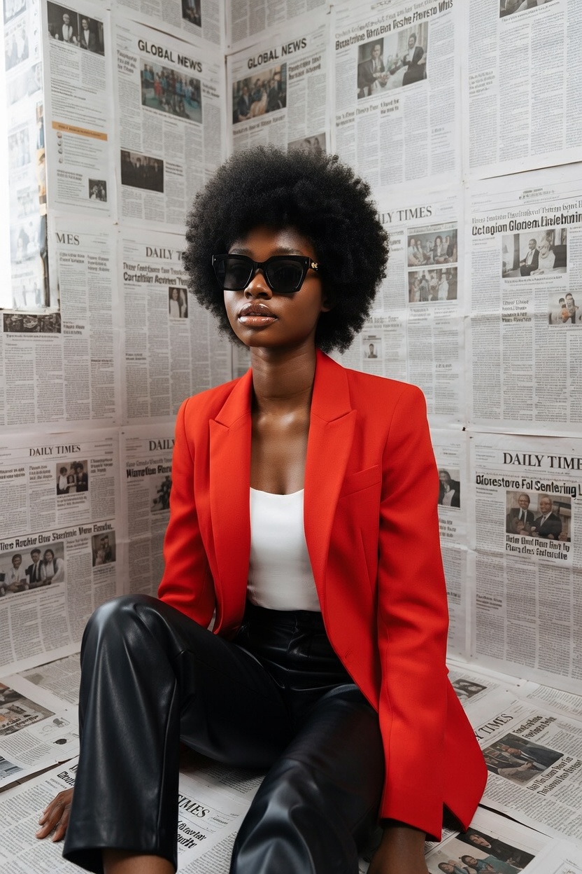 Full Newspaper Room Editorial Shoot