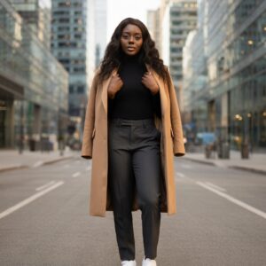 Urban Luxury Street Portrait (Cinematic Depth)