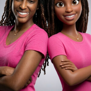 Hyper-Realistic + Stylized Character Hybrid (Pixar-Level)