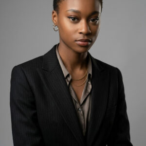 Luxury Studio Portrait with Soft Lighting